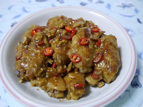 豆乳燒雞翅