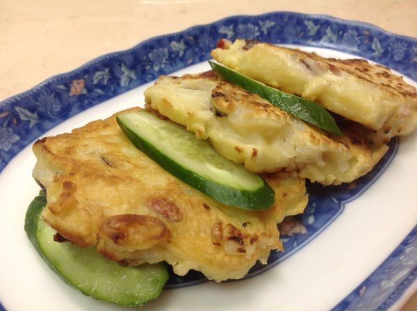 臘肉洋蔥煎餅