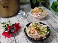 鮭魚鮮菇炊飯（電子鍋版）